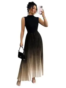 LITZO Dress for Women || Western Dresses for Women || One Piece Maxi Dress (L-159-162)