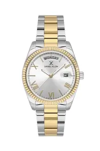 Daniel Klein Silver Premium Women's Analog Watch With Metallic Strap - DK.1.13764-4