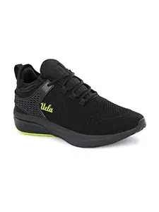UCLA Men Blackbird Black/Lime Punch Running Shoe-10