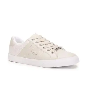 Tommy Hilfiger Synthetic Solid Beige Women Flat Sneakers (F23HWFW291) Size- 39