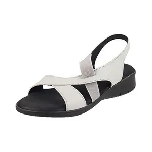 Mochi Women Synthetic Grey Sandals (33-1033-14-41) Size (8 UK (41 EU))