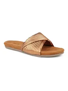 Inc.5 Women Antique Open Toe Flats