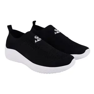 Lancer Mens WONDER-10BLK-WHT Black White Running Shoe