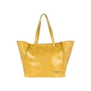 Bagsy Malone Women's Western (Croco Yellow)
