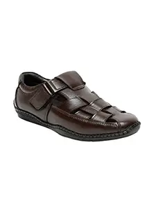 TEAKWOOD LEATHERS Teakwood Genuine Leather Casual Sandals & Slippers Footwear for Men(Brown, 41)