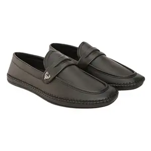 IMCOLUS Formal Synthetic Material Slip-on Mules Shoes for Men | Brown Color | Size - 6