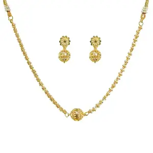 Necklace Set for Women in colour Gold (GNE-138-H)
