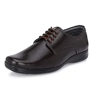 Centrino Men's Brown Uniform Dress Shoe (6047-02)