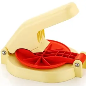 Zerolex Plastic Puri Maker Press Machine With Handle Manual Thepla Paratha Chapati khakhra Momos Nan Roti Maker Unbreakable Puri Press Machine Chapati Maker. Multicolor(pack of 1)