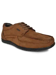 Buckaroo CIDDRA Nubuck Leather Tan Casual Shoes for Mens: Size UK 8