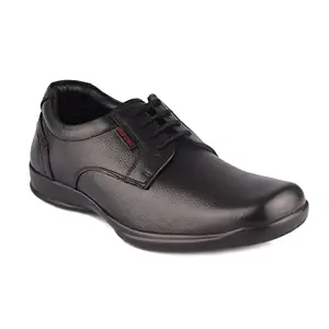 Red Chief Black Leather Derby Formal Shoes for Men (RC3730 001) Size 6
