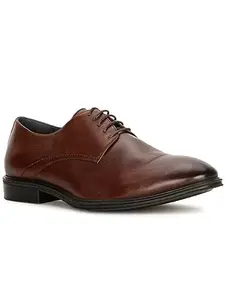 Bata Saw Derby Men Lace-Up Formal Shoes in Brown,10 UK