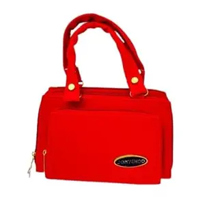 BB Small handpurse for ATM Debit Credit Card Holder/Office use/Ladies Handbag for Kitty Party Casual use/Five Compartment(Tomato red)