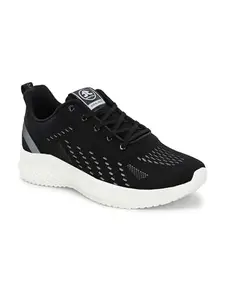 OFF LIMITS Men Dakota Running Shoes, Black/LT Grey, 8 UK