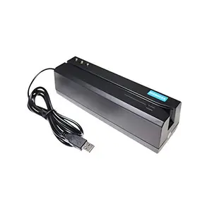 Koolrok MSR605X USB Card Reader Writer Mag Swipe 3-Track Compatible w/ MSR206 MSR605 MSR606