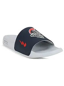 Campus Men's SL-SPR001 BLU/Gry Sliders - 7UK/India SL-SPR001