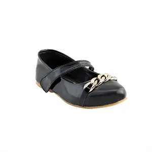 Chiu Unisex Kid'S Black Boat Shoes-6.5 Uk (23 Eu) (Chiu-06-Rings-31)(Black_synthetic)