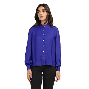 Levi's Women's Loose Shirt (A3847-0001_Electric Blue S)