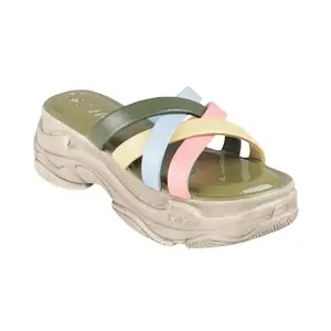 Catwalk Women Stylised SLIP-ON Platforms | For Women & Girls (ASSORTED,4 UK)