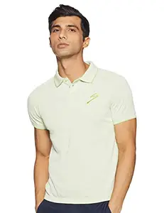 SG Polyester T-Shirt Men Polo PL7 Lime S, S(Lime)