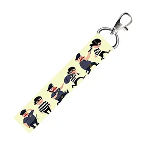 ISEE 360® Cop and Thief Lanyard Bag Tag with Swivel Lobster for Gift Luggage Bags Backpack Laptop Bags Students Professional L X H 5 X 0.8 INCH