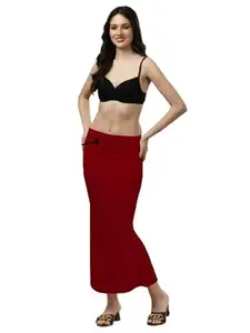 Women’s Perfect Curvy Look Saree shapewearFISHCUT Maroon-M_BZAR