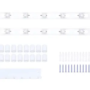 Stainless Steel Individual dropdown Pipes Ceiling Cloth Dryer/Cloth Drying Rack/Cloth Drying Stand for Balcony/Bathroom 4 Hole (Only Fitting Without Pipe)