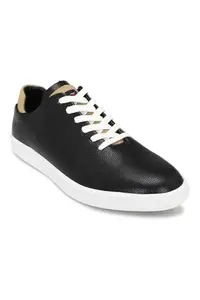Louis Philippe Men Black Lace Up Shoes
