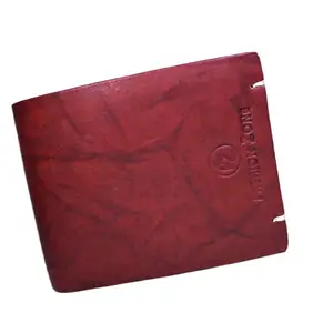 FZ FASHION ZONE Super Classic Coffee Brown Genuine Leather Wallet (Mehroon)