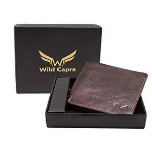 Wild Capra Casual Maroon Genuine Leather Men's Wallet (WC-MW-103)
