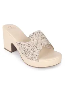 Carlton London women Fashion Sandal,Crean,UK-3