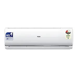Haier 1 Ton 2 Star Fixed Speed Split AC (Copper, Antibacterial Filter, 2023 Model, HSU12T-TQS2BE-FS, White) price in India.