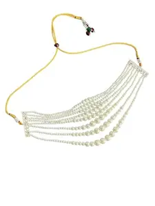Kriti Sanon Inspired Pearl Choker Multi Layered Beaded Necklace Jewellery For Women Gift For Her Women's Jewelry