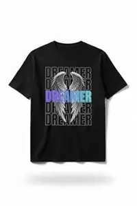 Premium Heavyweight Oversized T-Shirt | 240 GSM Polycotton | Drop Shoulder Boxy Fit | [Dreamer] Print