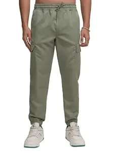 Highlander Men's Cargo Jogger Trousers| Utility Pockets | Trouser for Men | Men Trousers