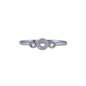 TOUCH925 Sterling Silver Angelica Timeless GlamourRing for Women | Gift for Womens Wife Girls | stylish finger rings Size-5