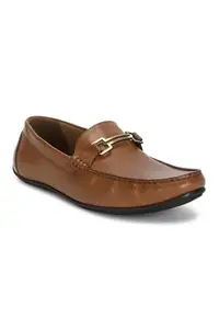 Louis Philippe Men's Tan Formal Shoes