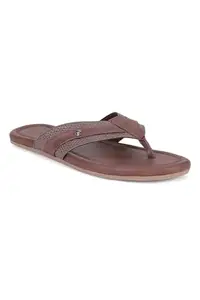 Louis Philippe_Mens_Sandal_(LPSCRRGFF2022003_Brown_40)