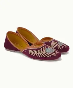 Picktoes PT-S85 Women's Maroon Synthetic Leather Casual Flat Sandal