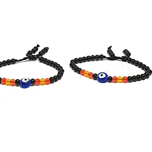 ASTROGHAR Pair Of Evil Eye Protection Najariya Adjustable Najariya Bracelet For Babies and Kids Set Of 2