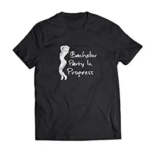 Funcart Bachelor Party in Progress T-Shirt BlackSize XL