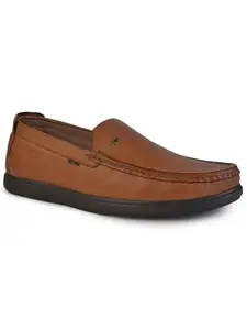 Buckaroo FAROL Crust Leather Tan Casual Shoes for Men: Size UK 11