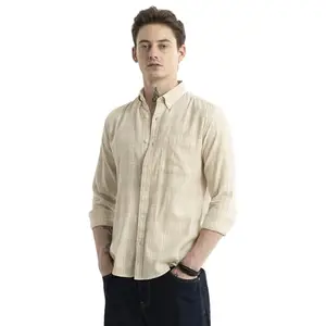 SNITCH Donatella Beige Checks Shirts