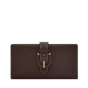 Fossil Women's Leather Harwell Brown Wallet Sl10032203