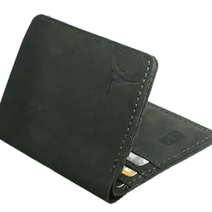 Bonbird Men's Genuine Leather RFID Wallet in a Sleek Mini Size, Perfect for Trendy, Formal, or Casual Occasions, Featuring 6 Card Slots.(1 Currency Slot)