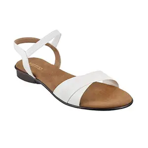 Metro Women White Synthetic Sandals (33-295-16-37-White) Size (Euro37/Uk4)