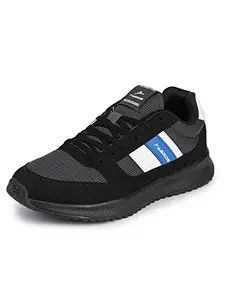 ABROS Men's Panther ASSG1222 Sports Shoes -D.Grey/Black-6UK