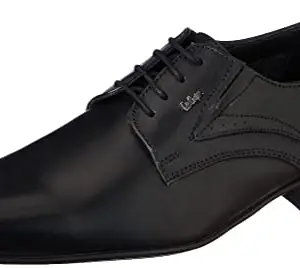 Lee Cooper Men's LC4384E Leather Formal Lace Up Shoes_Black_10UK