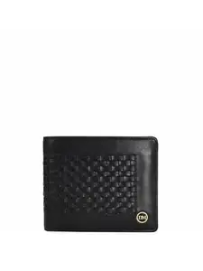 Da Milano RFID Protected Leather Wallet for Men with Card Slot - Black