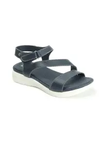 Carlton London Sports Women's Stylish and Comfortable Sandal for Office I Daily Use CL-EY-Wn-02 Blue Flat 3 Kids UK